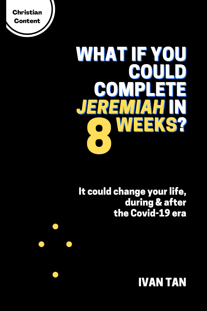 “What If You Could Complete Jeremiah In 8 Weeks?” is out now on Amazon.